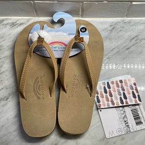 Rainbow Women’s Single Layer Sandal Narrow Strap Sierra Brown Medium 6 1/2-7 1/2